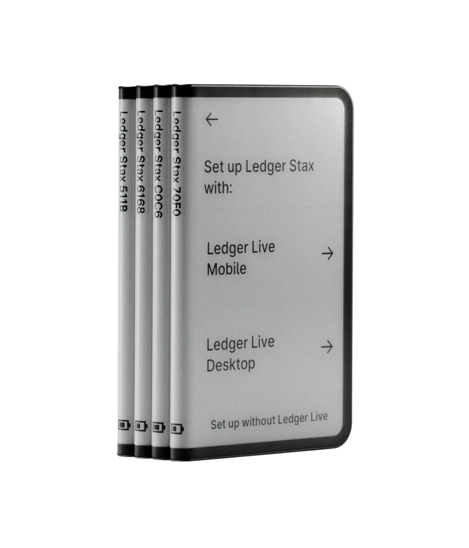 Ledger Stax™ 硬件钱包 + 恢复密钥套装 - 图片 5