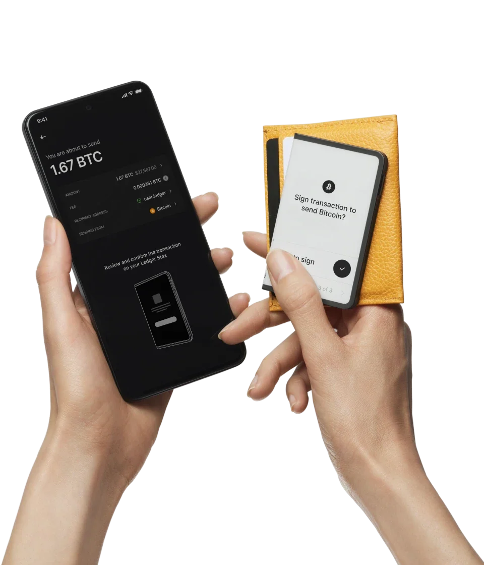 Ledger Stax™ 硬件钱包 + 恢复密钥套装 - 图片 6